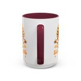 Blooming Sunflower Mug | Yoga Meditating Sunflower Ceramic Mug
