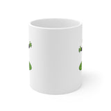 Frog in Tuxedo Mug | Cute Formal Frog on Lily Pad 11oz Ceramic