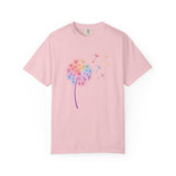 Rainbow Dandelion Tee | T-Shirt, Colorful Seed Puff Design