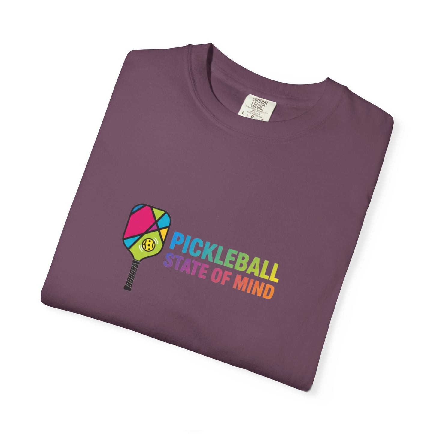 Pickleball State of Mind T-shirt | Colorful Paddle Graphic