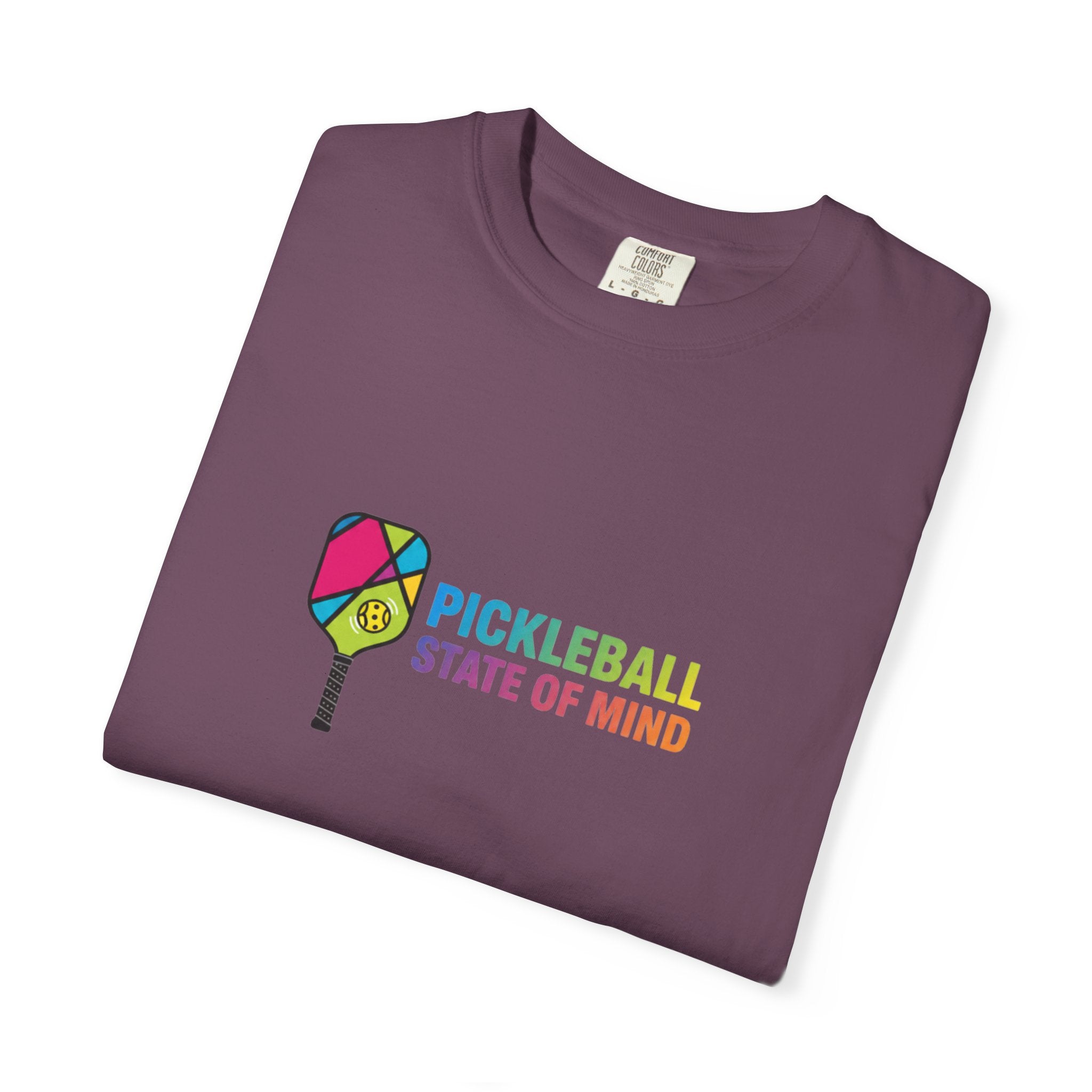 Pickleball State of Mind T-shirt | Colorful Paddle Graphic
