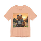 Dink Responsibly Pickleball Capybara Tee | Funny Animal Sports Art