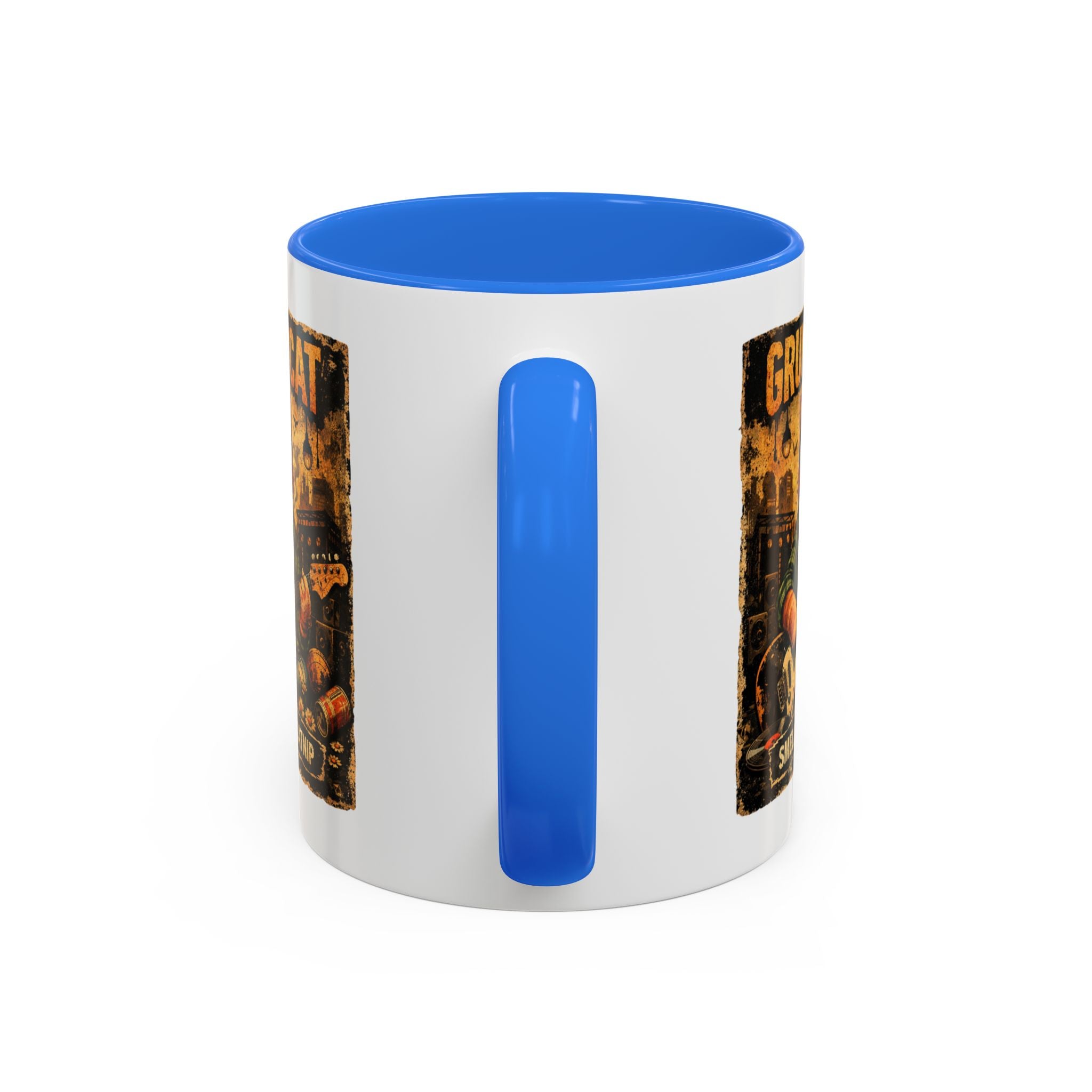 Grunge Cat Smells Like Catnip Mug | Ceramic Coffee Cup