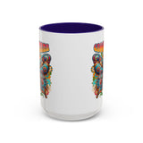Groovy Mama Butterfly Mug | Retro Psychedelic Floral Design