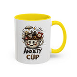 Anxiety in a Cup Coffee Mug | Accent 11oz 15oz