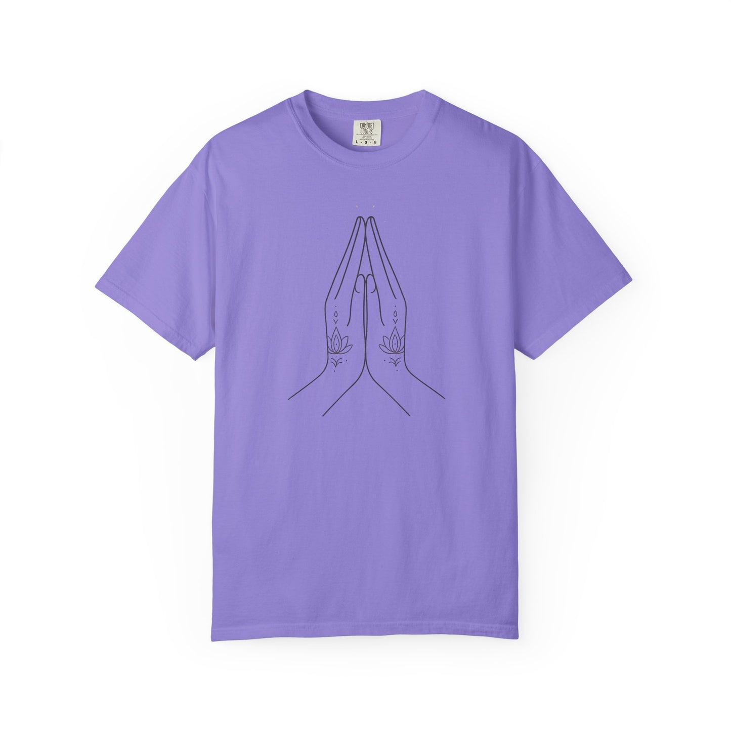Yoga Namaste Praying Shirt – Unisex Spiritual Hands Henna Tattoo Tees