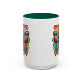 Groovy Mama Butterfly Mug | Retro Psychedelic Floral Design