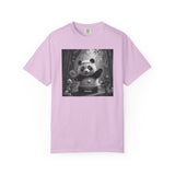 Panda Pickleball Bamboo Forest T-Shirt | Monochrome Kawaii Sports Decor