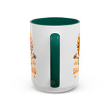Blooming Sunflower Mug | Yoga Meditating Sunflower Ceramic Mug