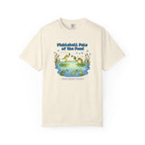 Pickleball Pals of the Pond T-Shirt | Cute Frog Pond Illustration