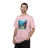 Clownfish Reef Scene T-shirt | Underwater Coral Ocean Illustration