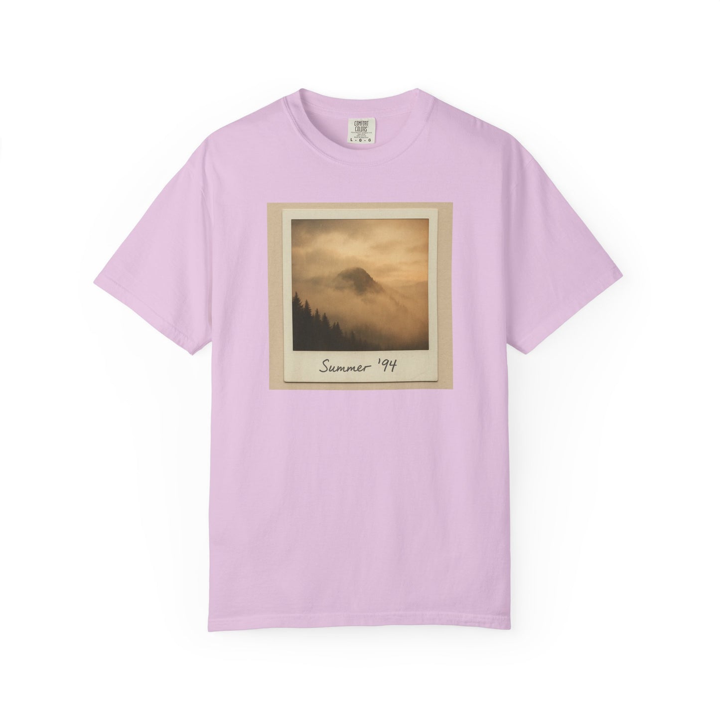 Vintage Polaroid Mountain Photo T-Shirt | Summer '94