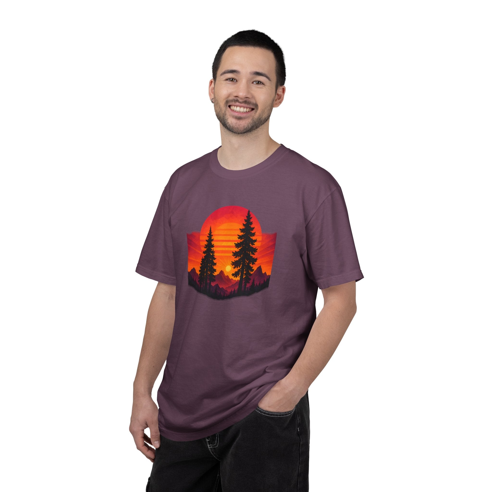 Mountain Sunset Pines T-shirt | Ridgeline Graphic