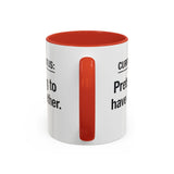 Current Status: Pretending to Have It Together mug | Accent Coffee Mug