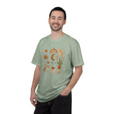 Boho Icons Mosaic T-Shirt | Crescent Moon Cactus Rainbows