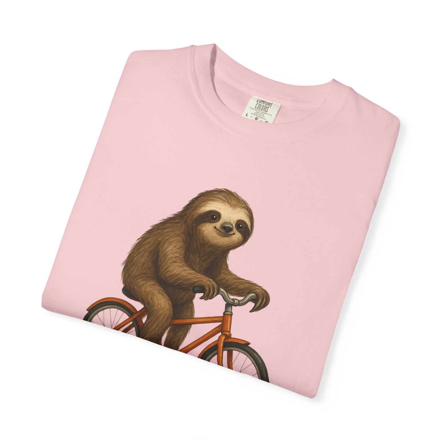 Sloth Bicycle Shirt – Funny Riding Bike Illustration Tees for Cycling Lover