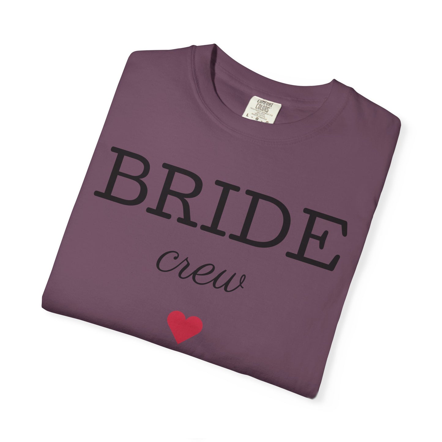 Bride Crew T-Shirt | Bachelorette Party Tee, Heart Bridesmaid Shirt