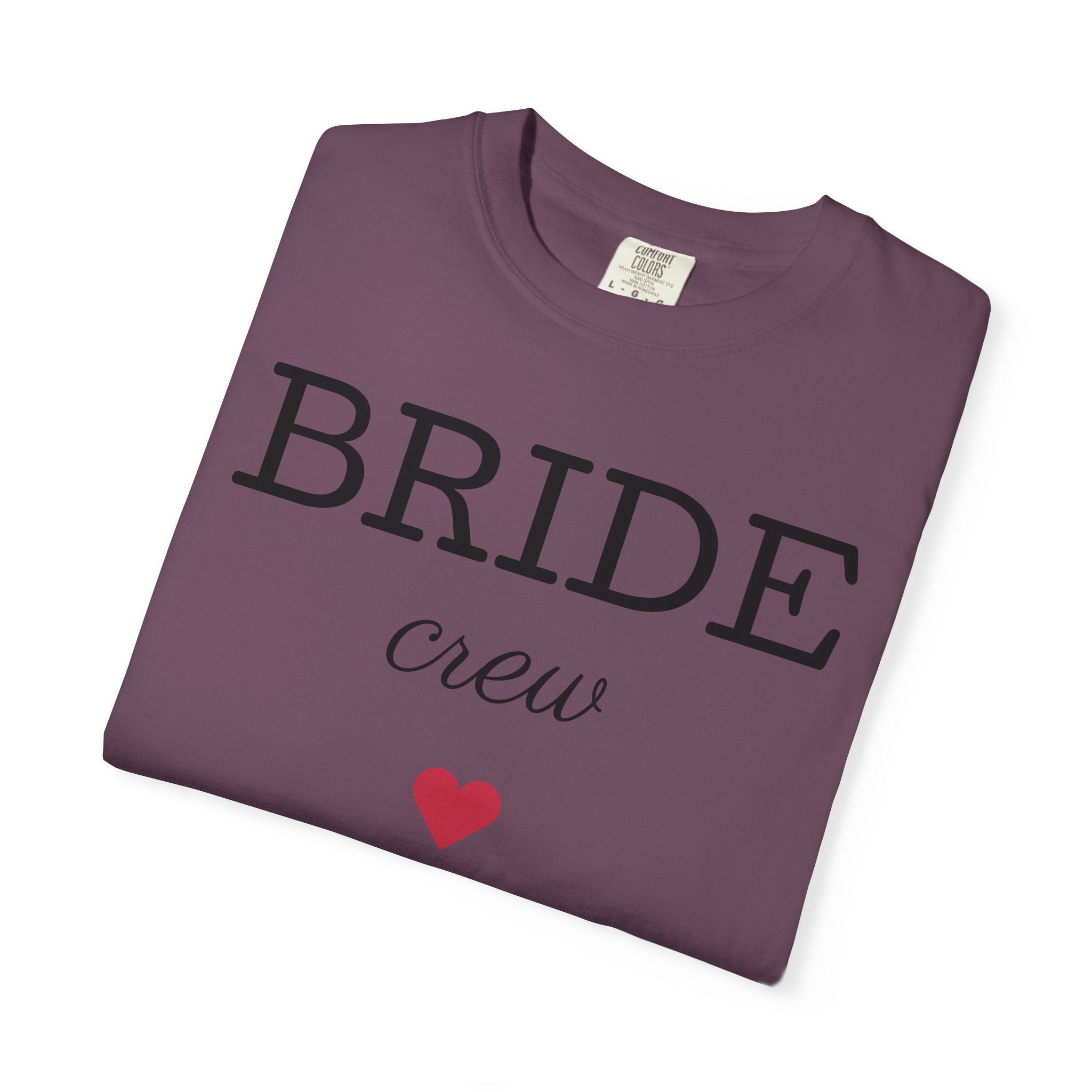 Bride Crew T-Shirt | Bachelorette Party Tee, Heart Bridesmaid Shirt