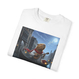 Capybara Gondolier Venice Night T-shirt | Romantic Venetian Canal Illustration