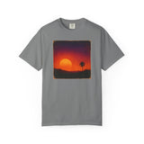 Sunset Palm Silhouette T-shirt | Tropical Sunset Tee