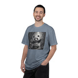 Panda Pickleball Bamboo Forest T-Shirt | Monochrome Kawaii Sports Decor