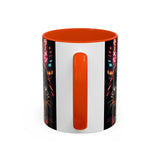 Cyberpunk Sushi Cat Mug | 11oz 15oz Ceramic Coffee Cup