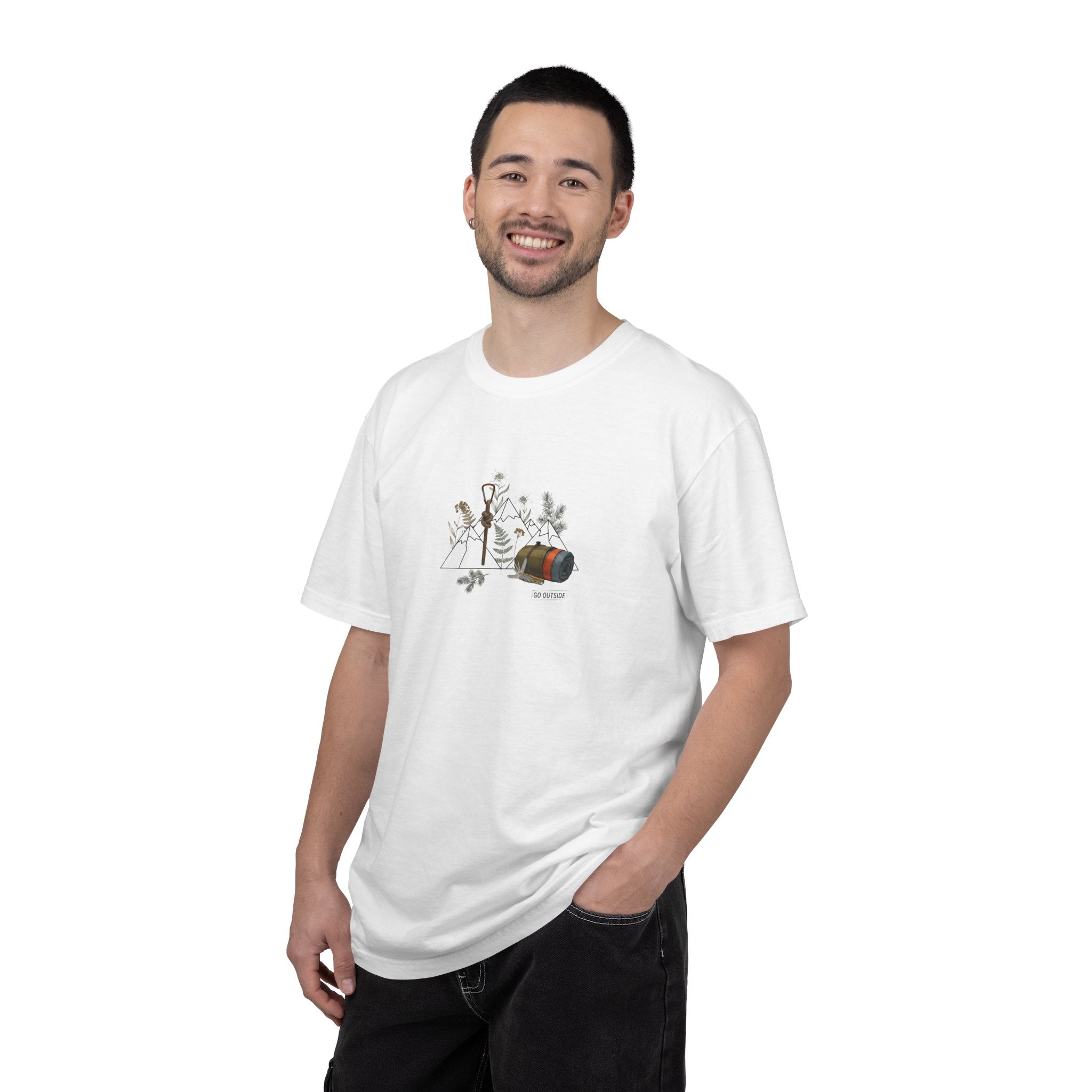 Mountains Camping Outdoors Tee | Adventure Gear Graphic T-Shirt