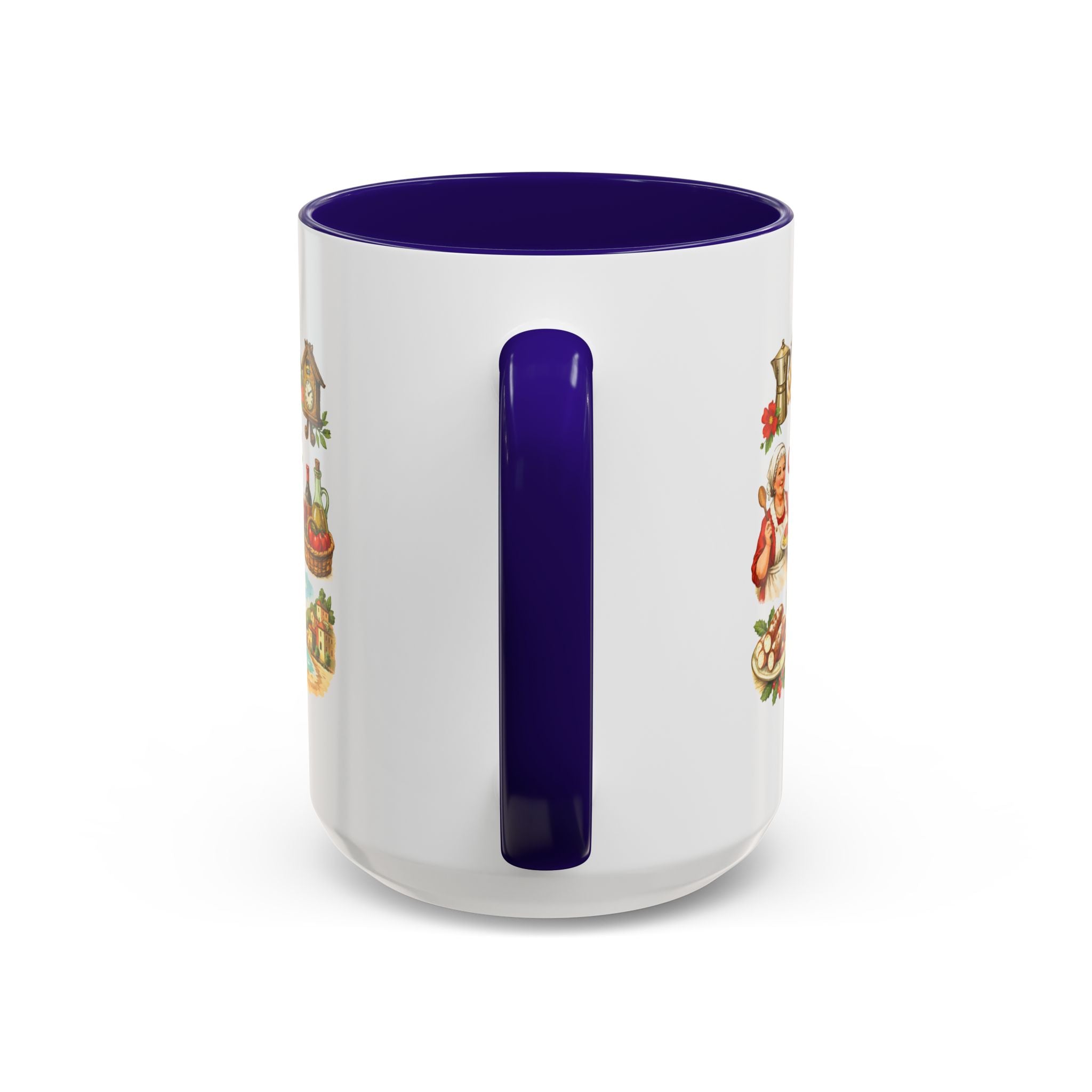 Nonna Holiday mug | Italian grandma kitchen design, vintage food icons