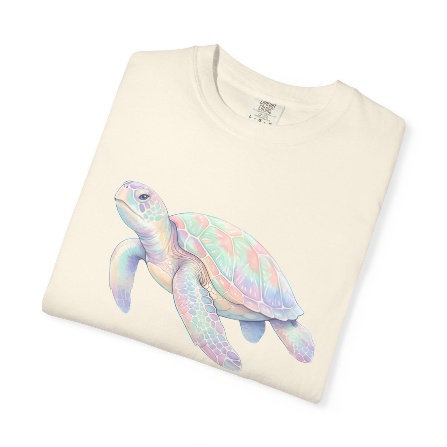 Pastel Sea Turtle T-shirt | Watercolor Marine Life Tee
