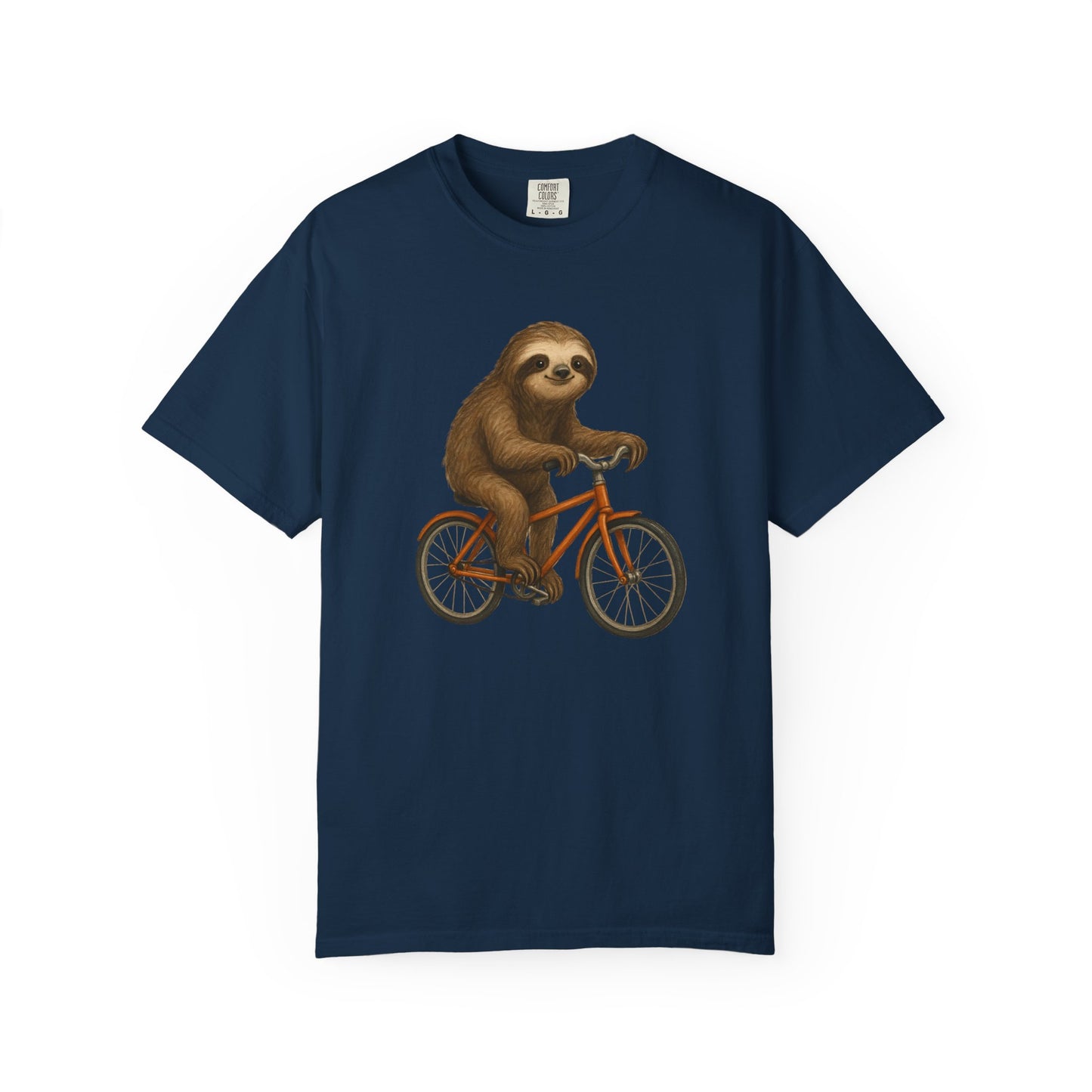 Sloth Bicycle Shirt – Funny Riding Bike Illustration Tees for Cycling Lover