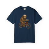 Sloth Bicycle Shirt – Funny Riding Bike Illustration Tees for Cycling Lover