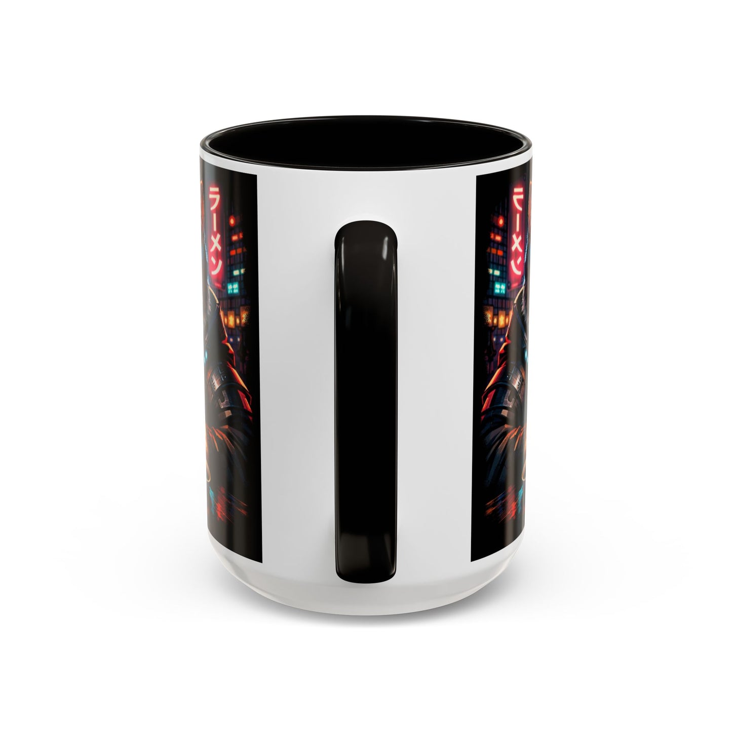 Cyberpunk Sushi Cat Mug | 11oz 15oz Ceramic Coffee Cup