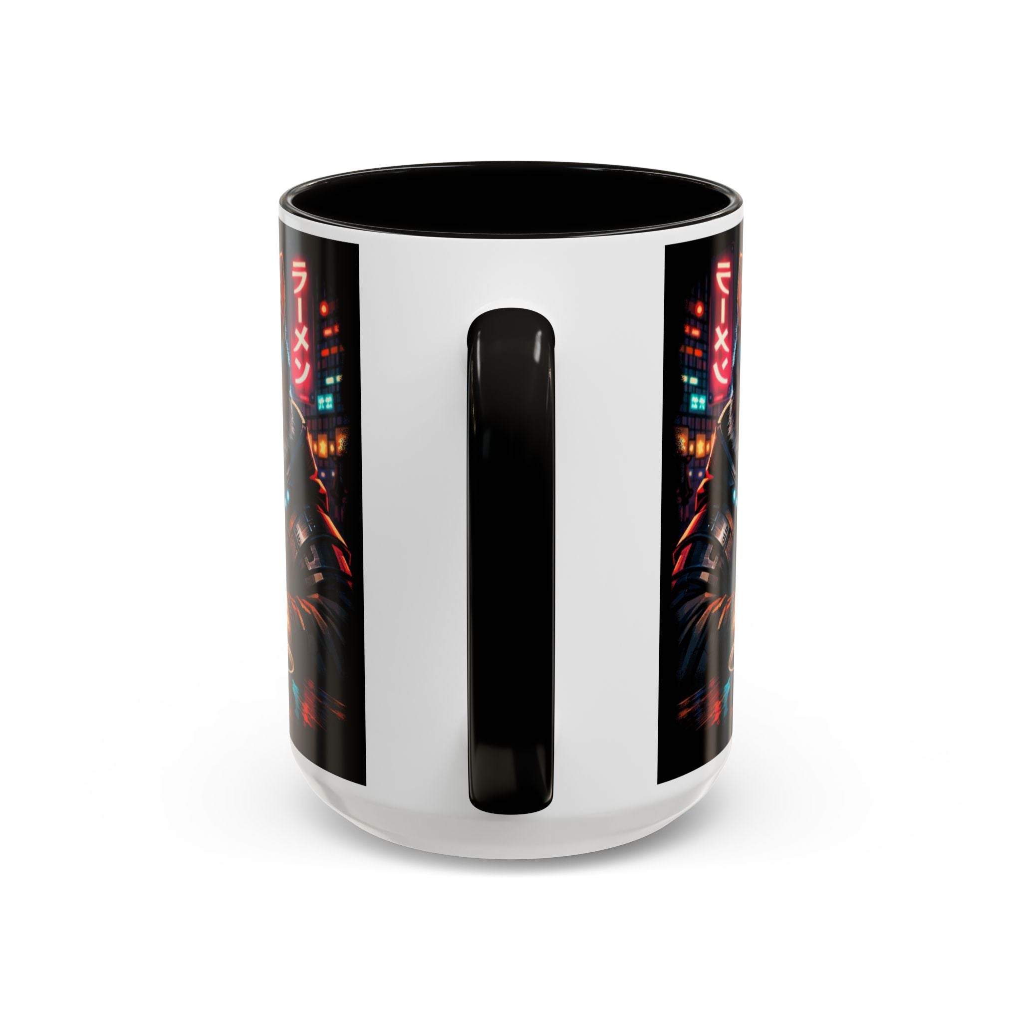 Cyberpunk Sushi Cat Mug | 11oz 15oz Ceramic Coffee Cup
