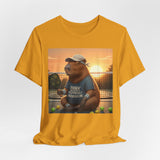 Dink Responsibly Pickleball Capybara Tee | Funny Animal Sports Art