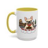 French Bulldog Pasta in Rome Mug | Ceramic Coffee Cup