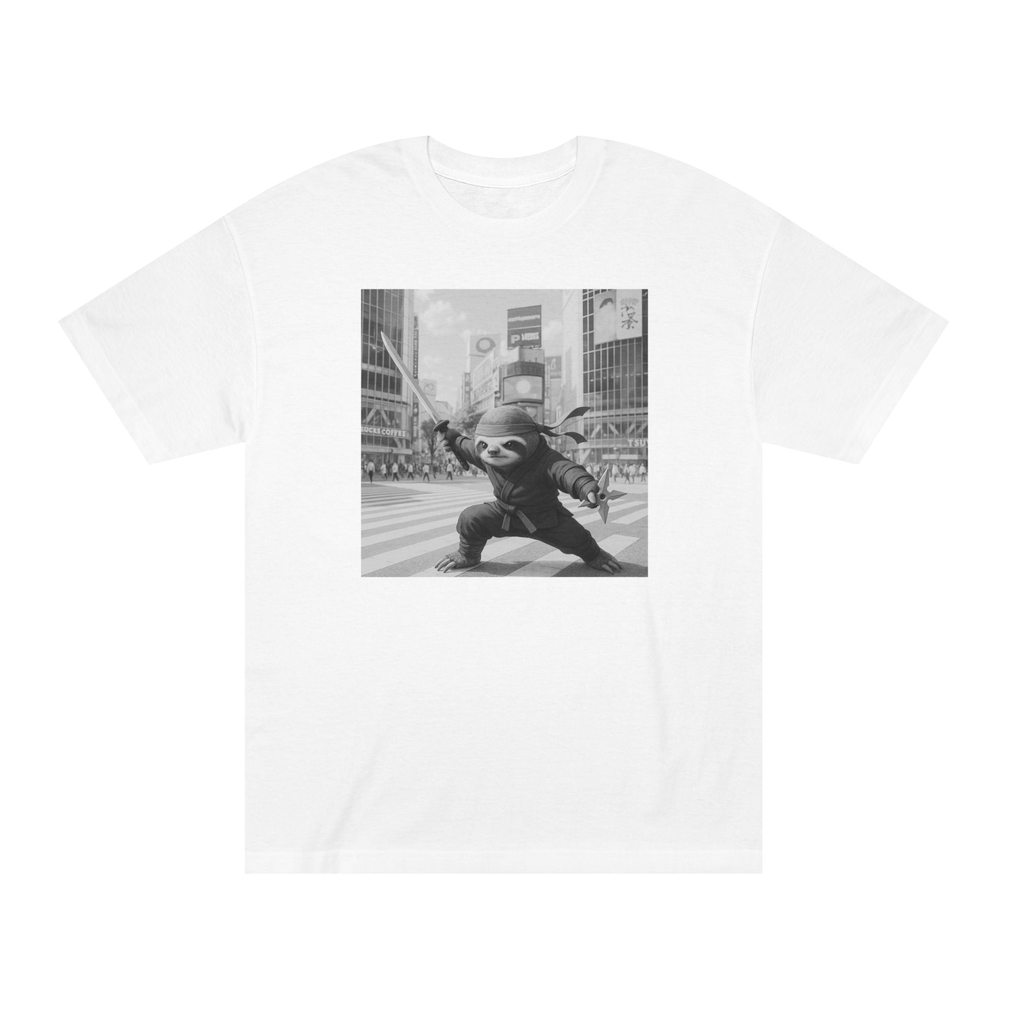 Un-Hurry Sloth Ninja Tee | Slow Living, Zen Grit, Stealth-Lag Design