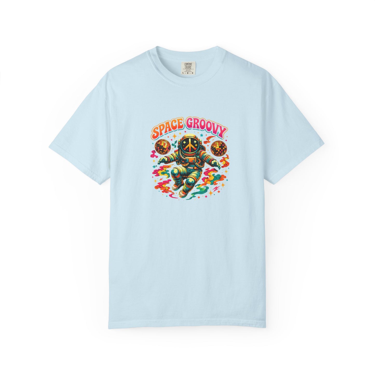Space Groovy Astronaut T-shirt | Retro Psychedelic Space Art