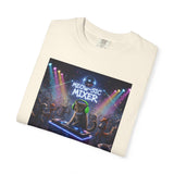 Melodic Mixer DJ Cat T-shirt | Neon Retro Music Party