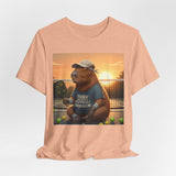 Dink Responsibly Pickleball Capybara Tee | Funny Animal Sports Art