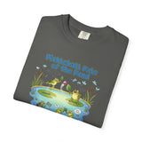Pickleball Pals of the Pond T-Shirt | Cute Frog Pond Illustration