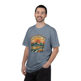 Road Trip '76 T-shirt | Vintage Camper Van Sunset Graphic