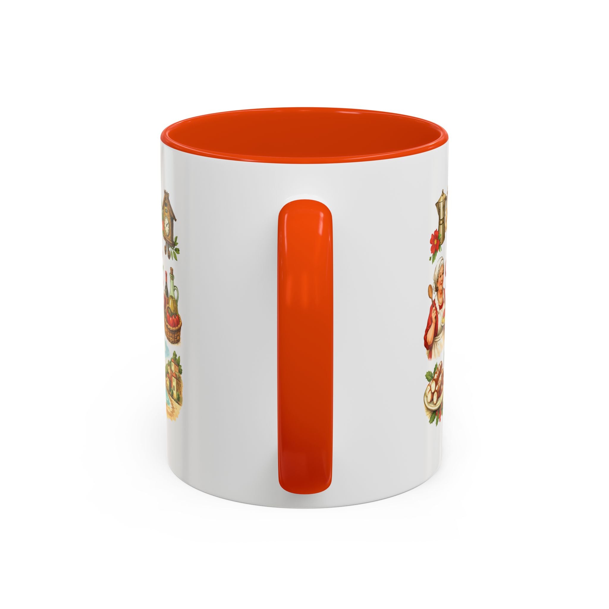 Nonna Holiday mug | Italian grandma kitchen design, vintage food icons