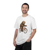 Sloth Bicycle Shirt – Funny Riding Bike Illustration Tees for Cycling Lover