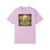 Sloth Pickleball Illustration T-shirt | Whimsical Forestcore Slow Living