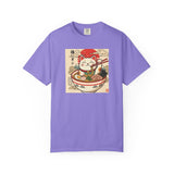 Maneki Neko Ramen Cat T-shirt | Lucky Cat Bowl Graphic Japanese Style