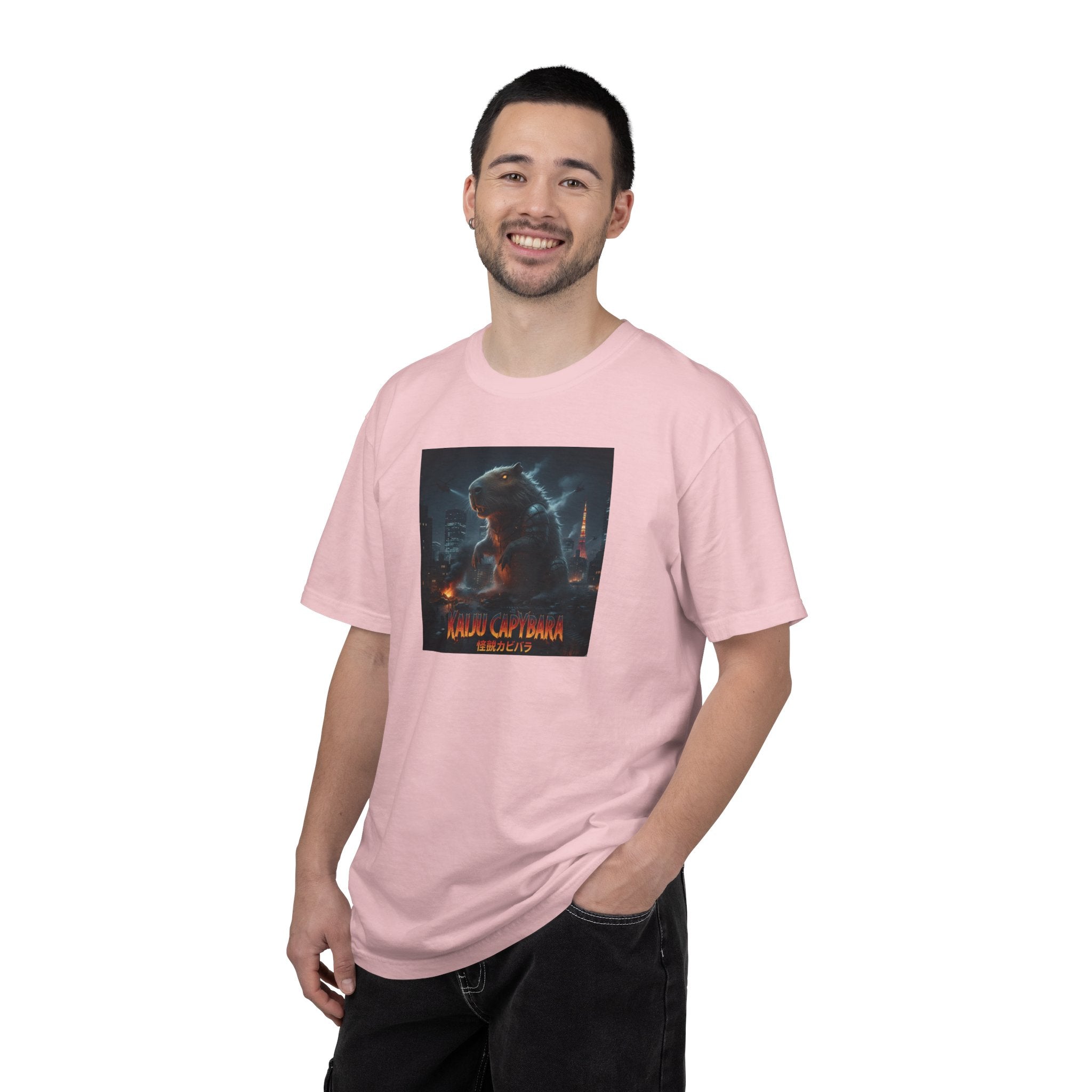 Kaiju Capybara T-shirt | Giant Monster Rodent Graphic Tee