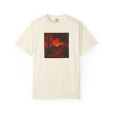 Red Desert Sunset T-shirt | Cactus Landscape, Moody Western Scene