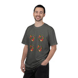 Floral Puppy Paws T-shirt | Dog Lover Tee