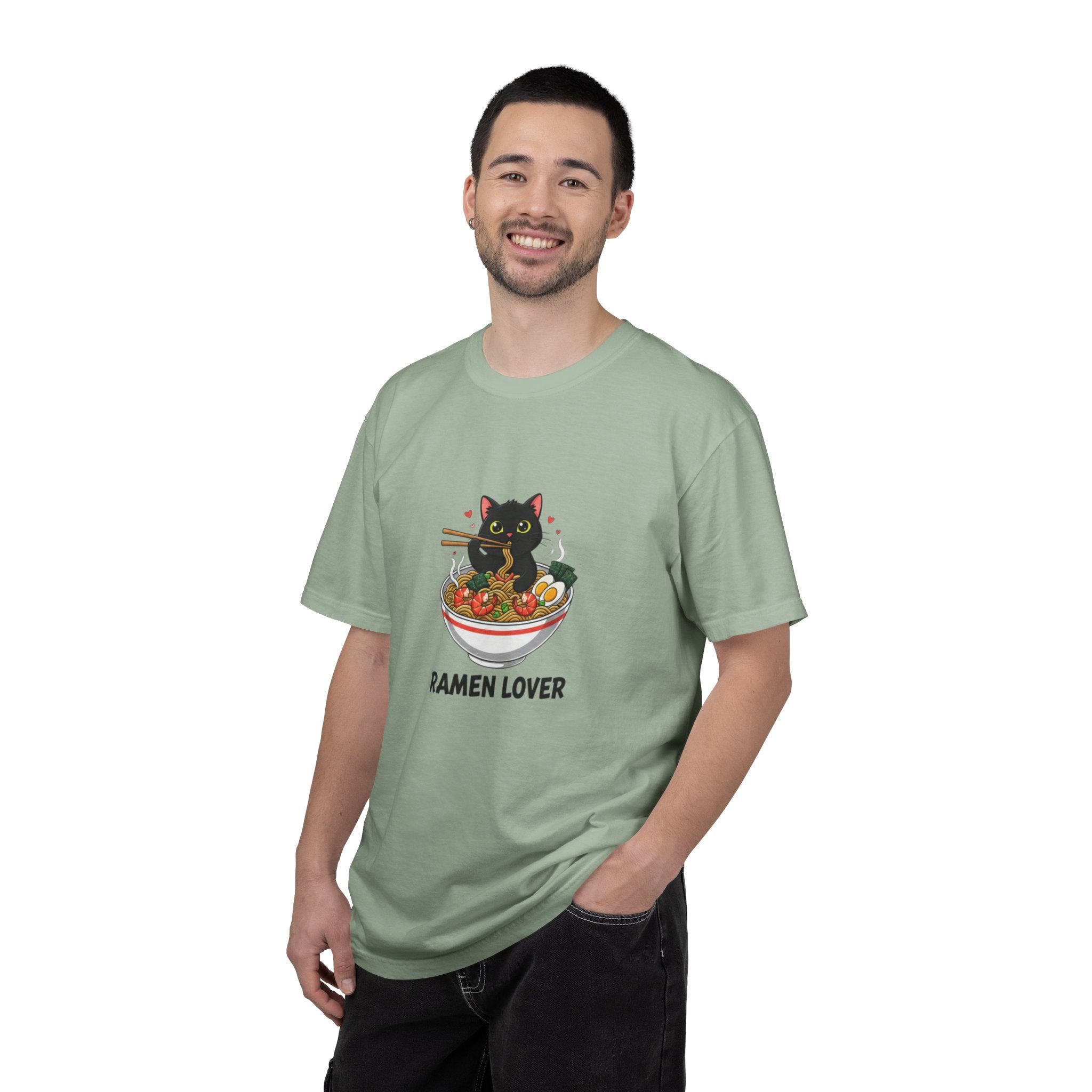 Ramen Cat Garment-Dyed T-shirt