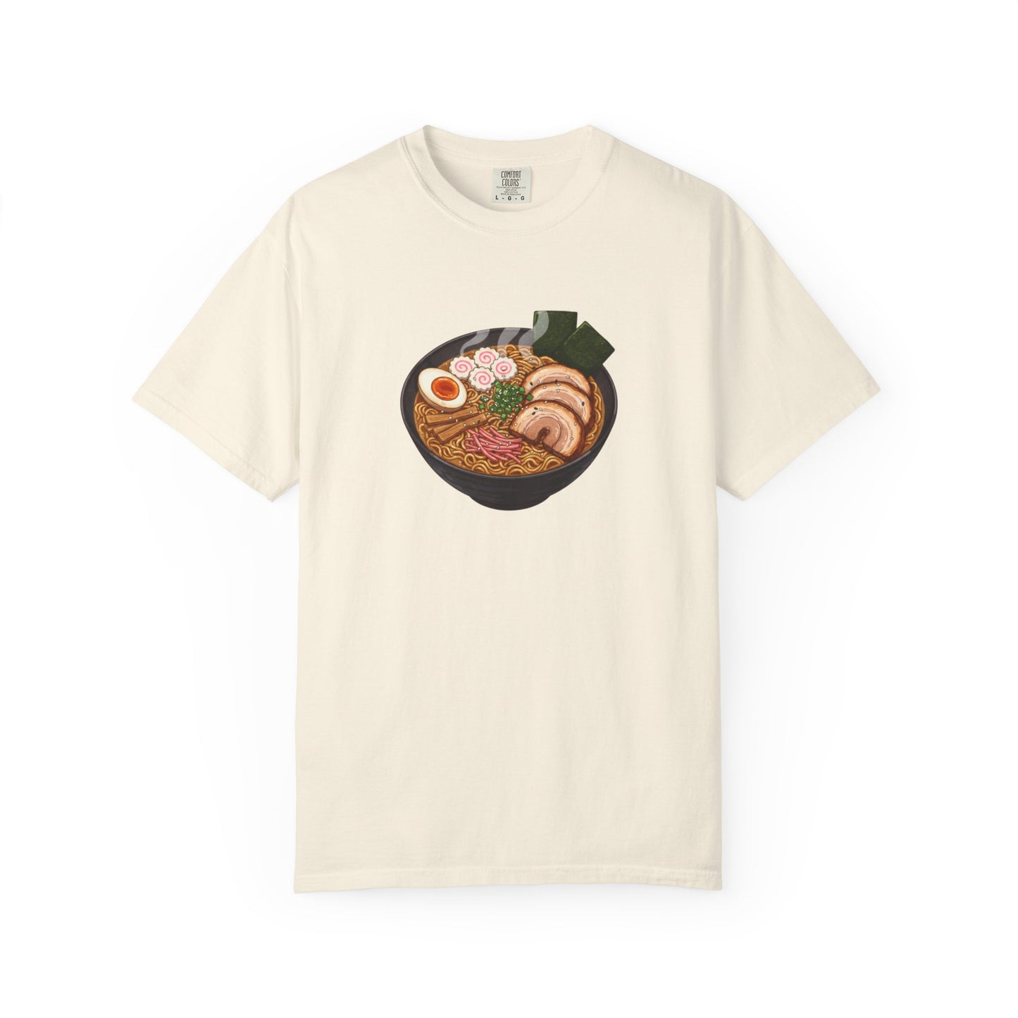 Ramen Bowl Illustration T-shirt | Cute Noodle Soup Graphic